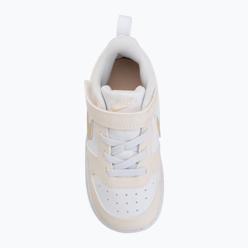 Kinderschuhe Nike Court Borough Low white/chalk/white/shimmer 5