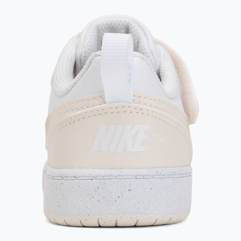 Kinderschuhe Nike Court Borough Low white/chalk/white/shimmer 6