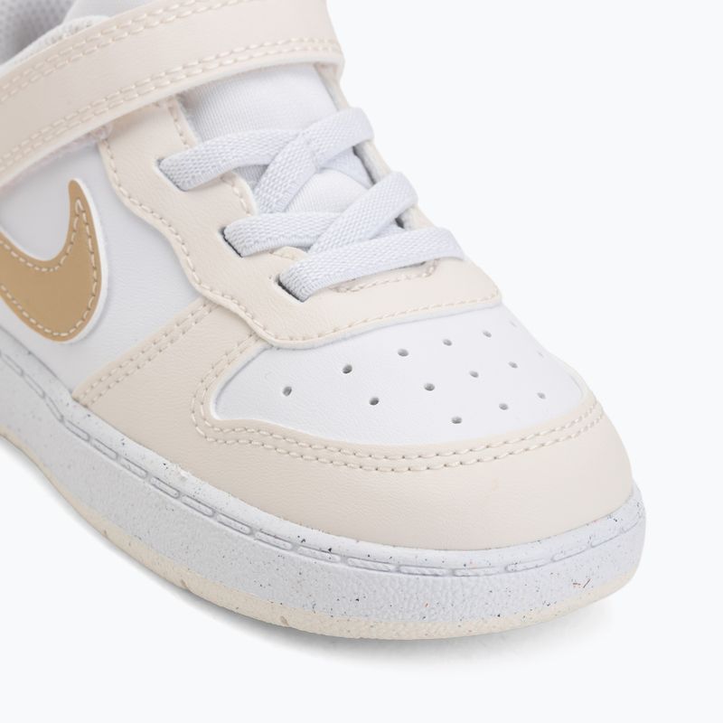 Kinderschuhe Nike Court Borough Low white/chalk/white/shimmer 7
