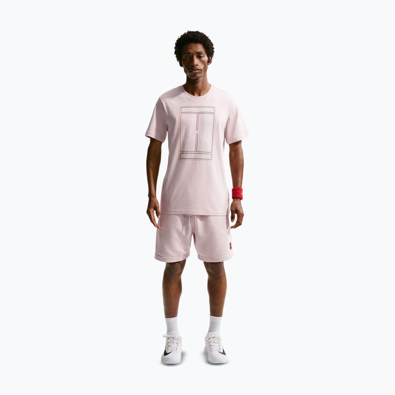 Herren-Shirt Nike Court Heritage silt red 2