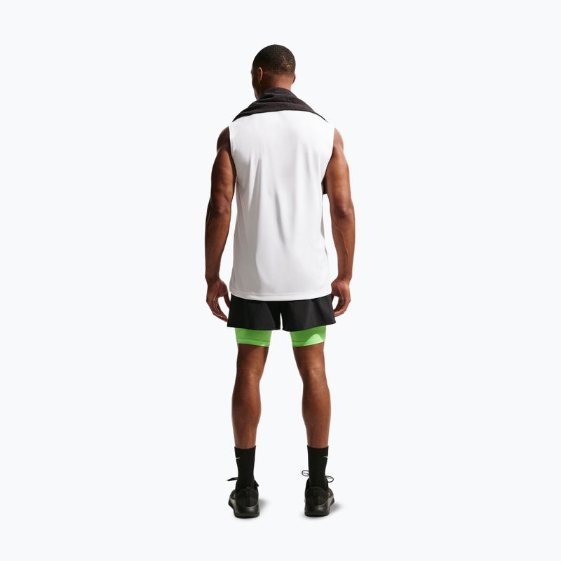 Trainings-T-Shirt Herren Nike Dri-FIT Sleeveless Training Top white/black 3