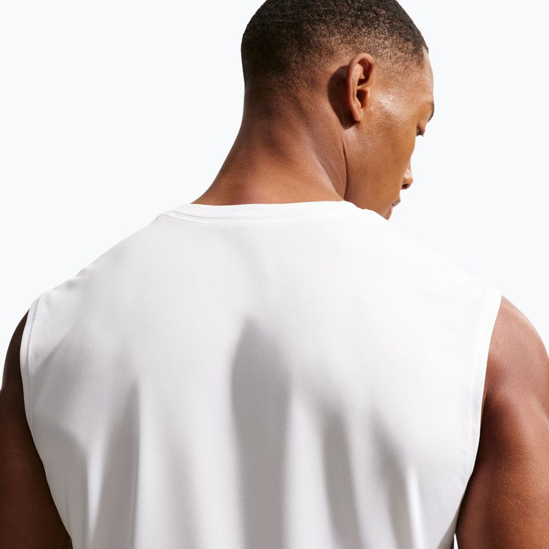 Trainings-T-Shirt Herren Nike Dri-FIT Sleeveless Training Top white/black 5