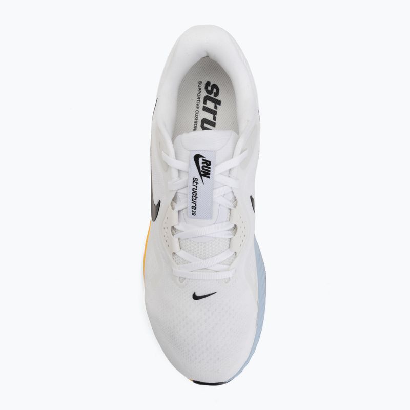 Herren-Laufschuhe Nike Structure 26 white/hydrogen blue/total orange/black 5
