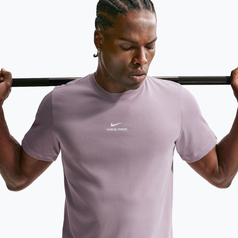 Trainings-T-Shirt Herren Nike Pro Dri-Fit light violet ore/white 5