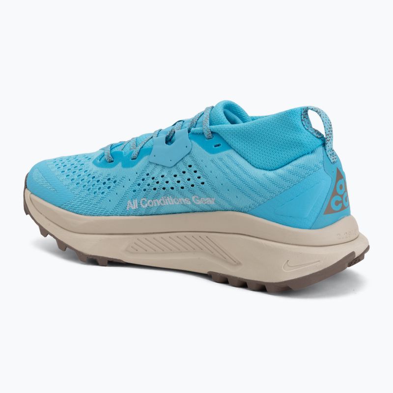 Herren-Laufschuhe Nike ACG Zegama Trail balightic blue/light orewood brown/white 3