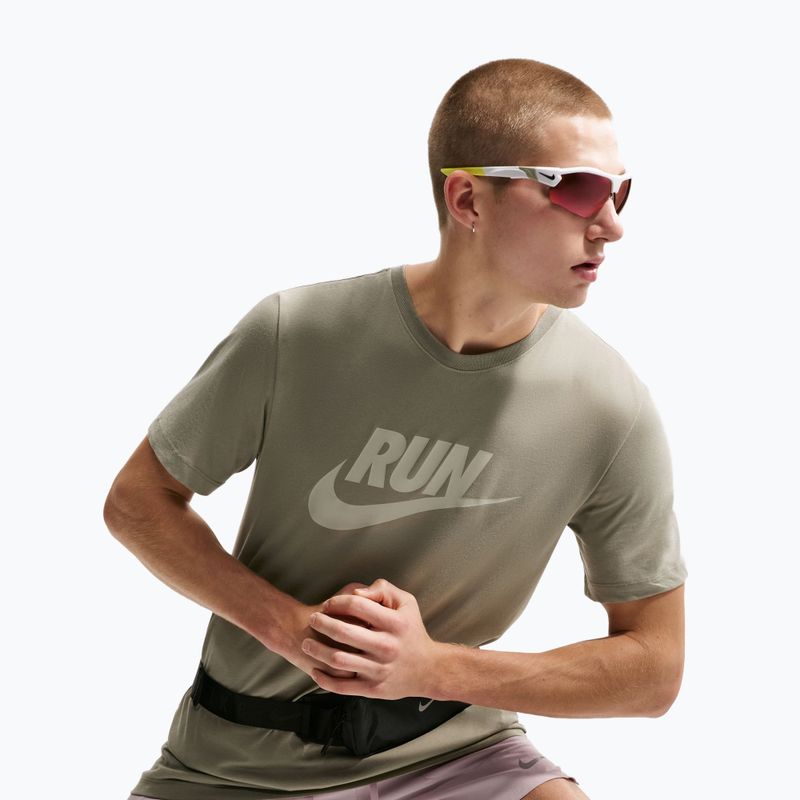 Herren-Laufshirt Nike Dri-Fit Running silver sage/spruce fog 6
