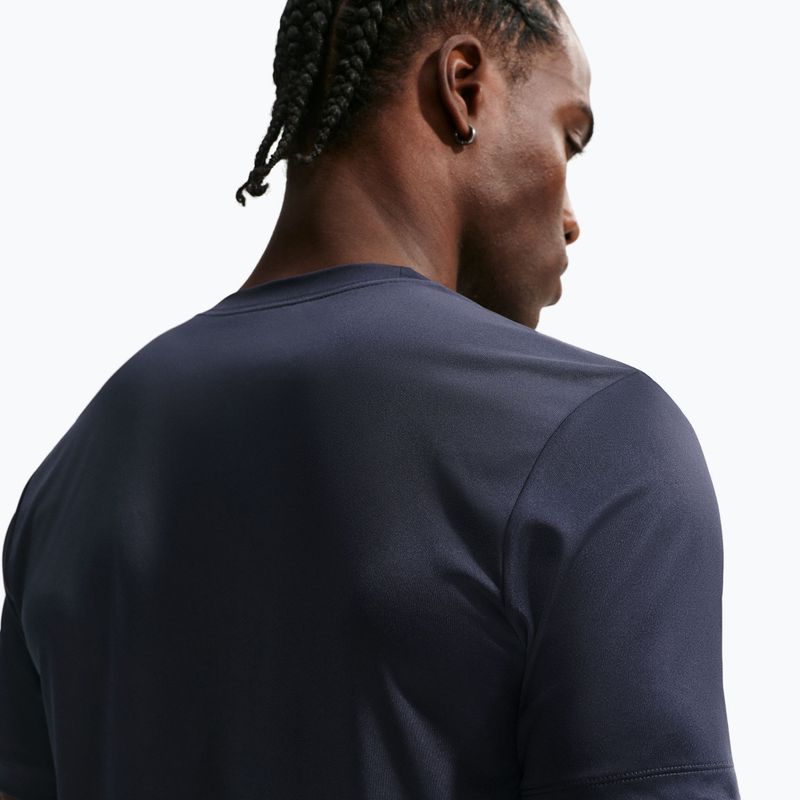 Trainings-T-Shirt Herren Nike Dri-FIT Training T-Shirt obsidian/matte silver 5