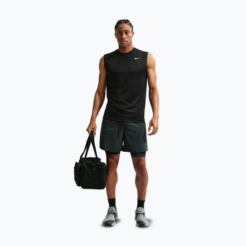 Trainings-T-Shirt Herren Nike Dri-FIT Sleeveless Training Top black/matte silver 7