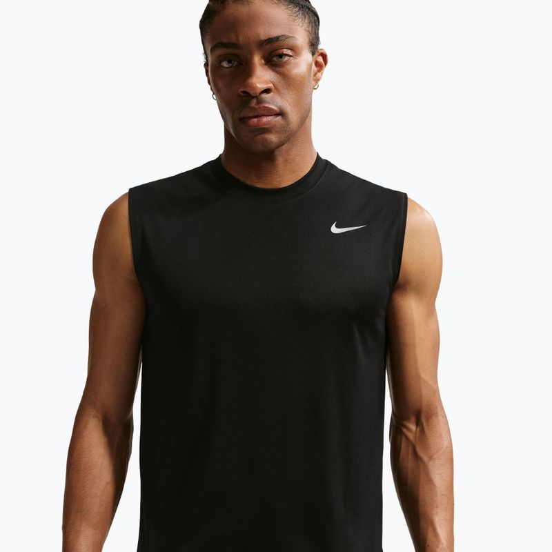 Trainings-T-Shirt Herren Nike Dri-FIT Sleeveless Training Top black/matte silver 3