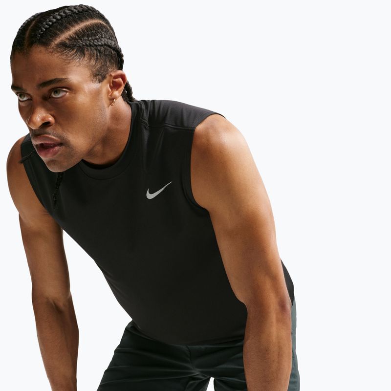 Trainings-T-Shirt Herren Nike Dri-FIT Sleeveless Training Top black/matte silver 5