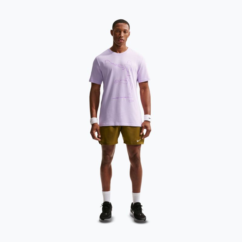 Herren-Tennisshirt Nike Court Dri-Fit violet mist 2
