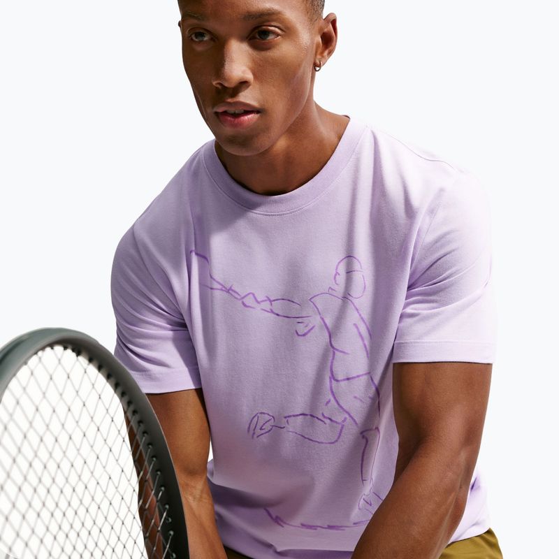 Herren-Tennisshirt Nike Court Dri-Fit violet mist 6