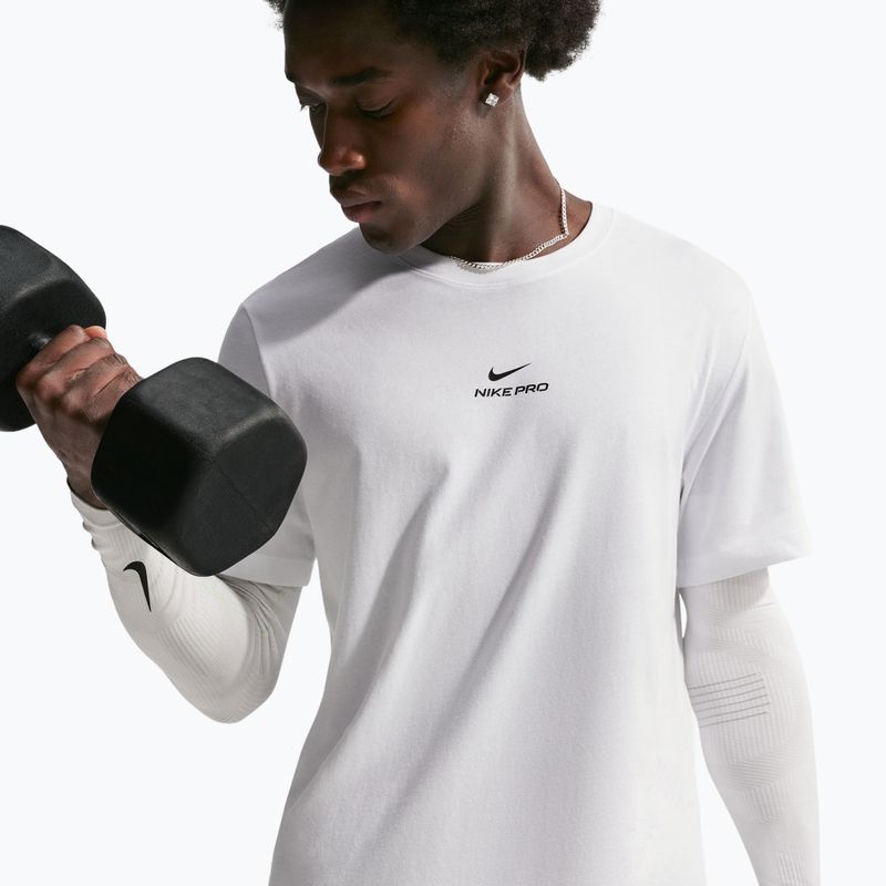 Trainings-T-Shirt Herren Nike Pro Dri-Fit white/black 6