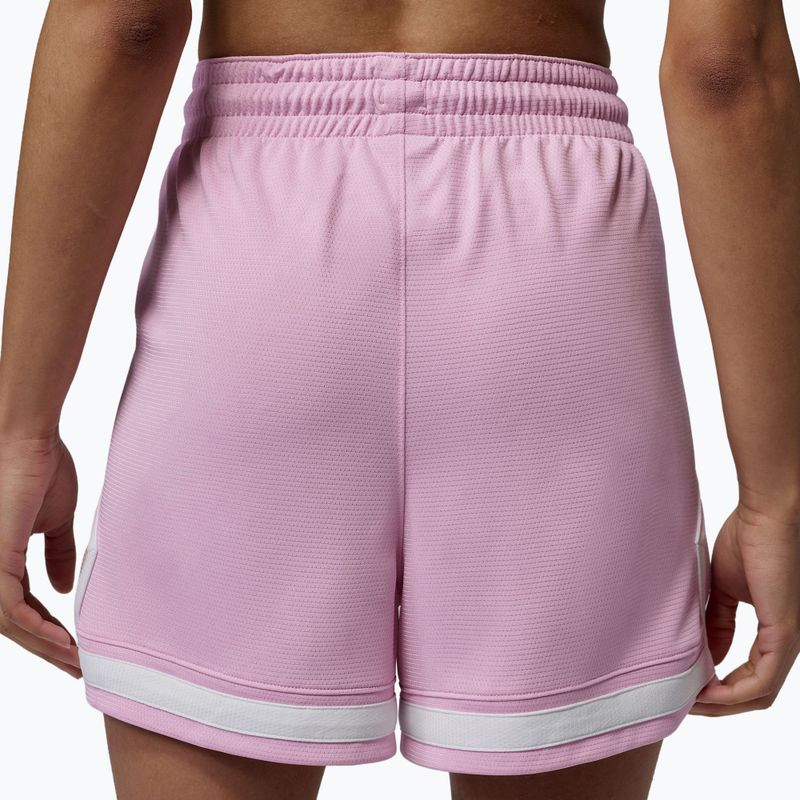 Damen-Basketballshorts Nike Jordan Sport Diamond 4" iced carmine/iced carmine/white/white 3