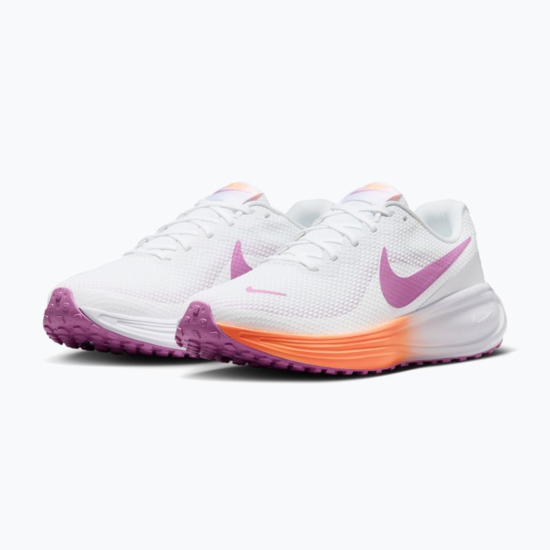 Laufschuhe für Damen Nike Revolution 8 white/orange pulse/light magenta 3
