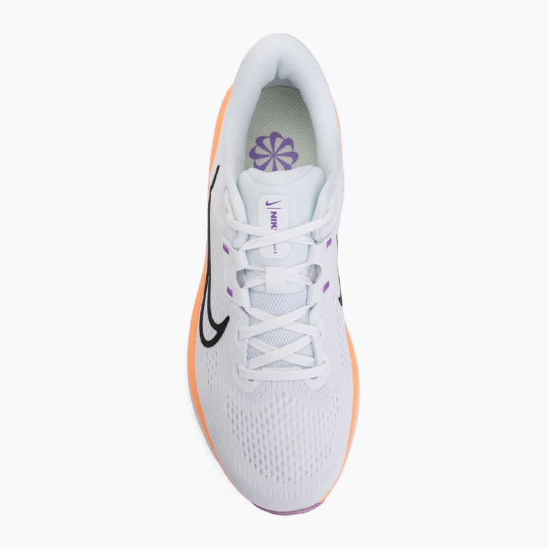 Laufschuhe für Damen Nike Quest 6 white/bright violet/light magenta/black 5