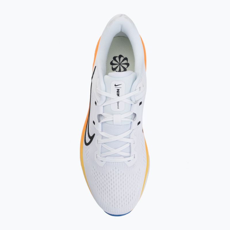 Herren-Laufschuhe Nike Quest 6 white/blue crystal/total orange/off noir 5