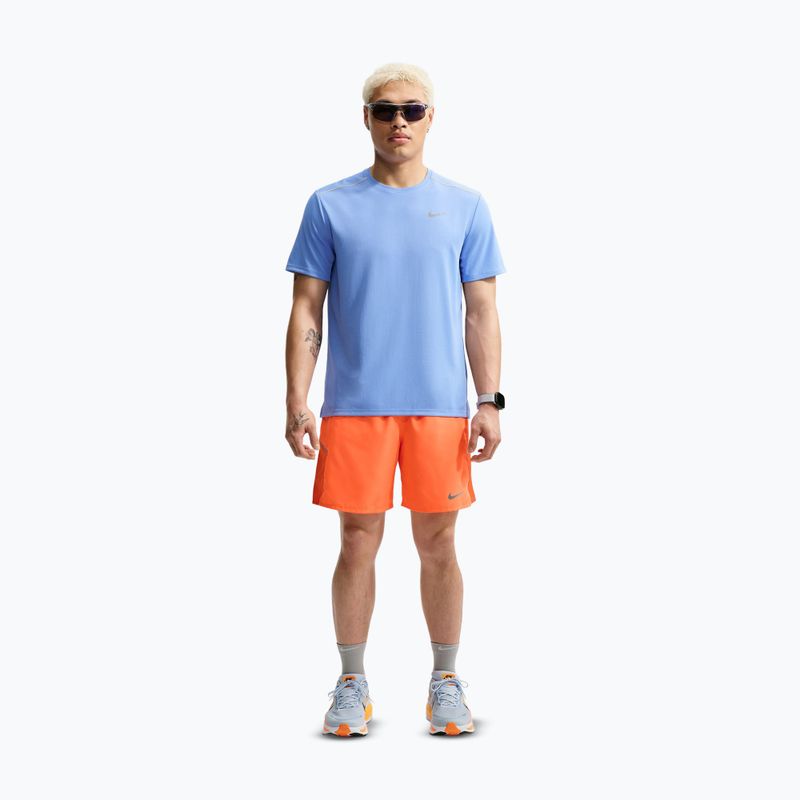 Herren-Laufshorts Nike Miler Dri-Fit 2in1 7" total orange 2