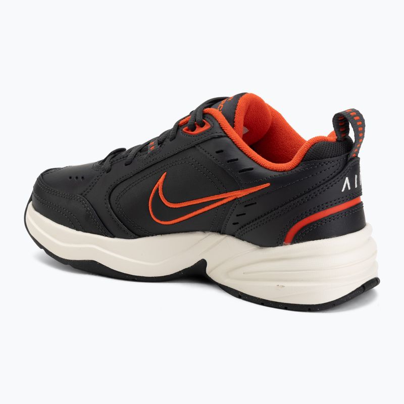 Herren Trainingsschuhe Nike Air Monarch IV dark smoke grey/picante red/black 3