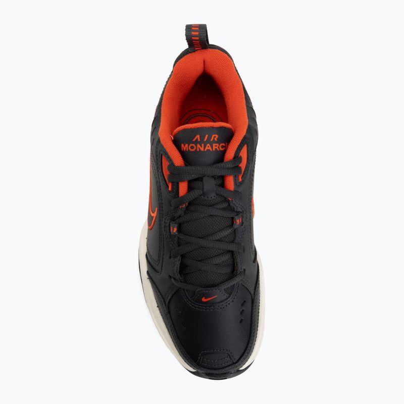 Herren Trainingsschuhe Nike Air Monarch IV dark smoke grey/picante red/black 5