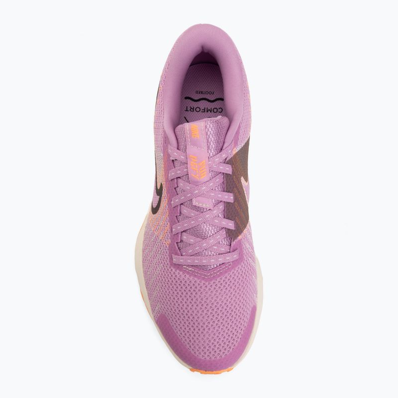 Laufschuhe für Damen Nike Run Defy light magenta/chalk/orange pulse/black 5