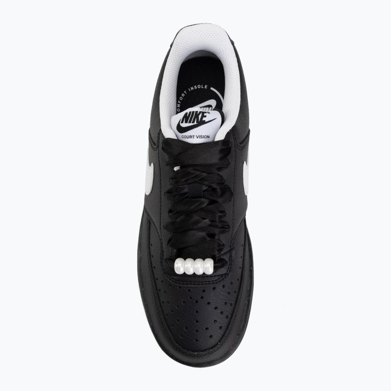 Damen-Schuhe Nike Court Vision Low black/white 5