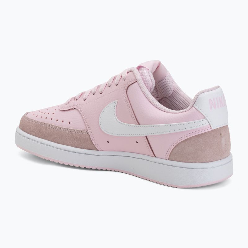 Damen-Schuhe Nike Court Vision Low Suede pink foam/white 3