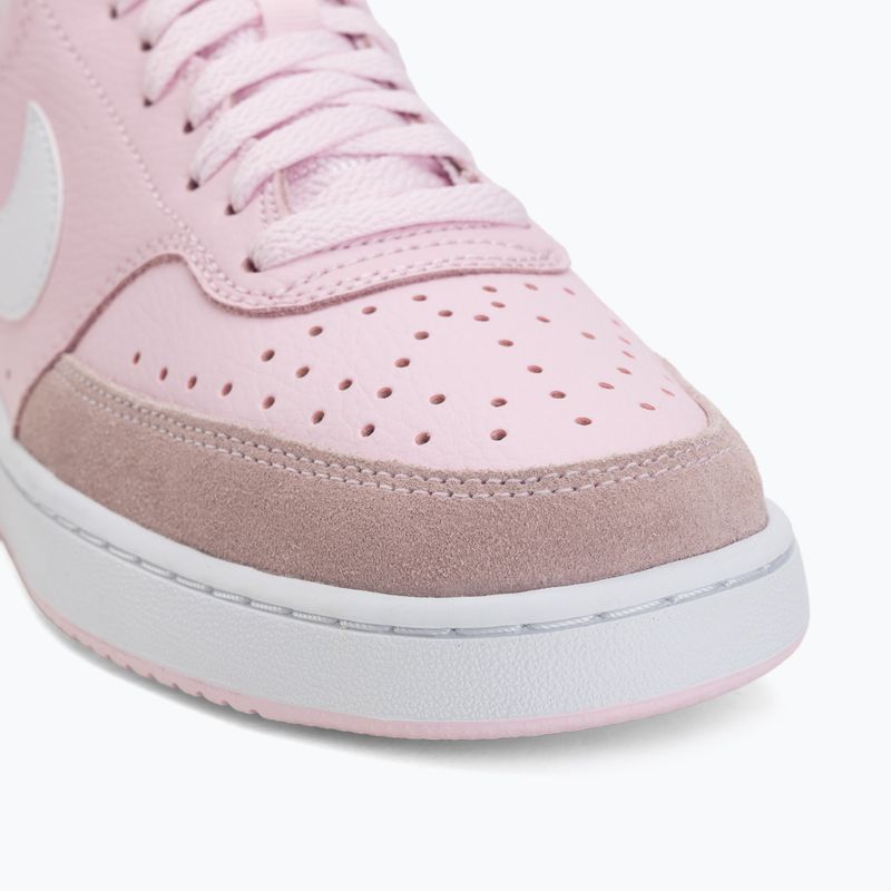 Damen-Schuhe Nike Court Vision Low Suede pink foam/white 7