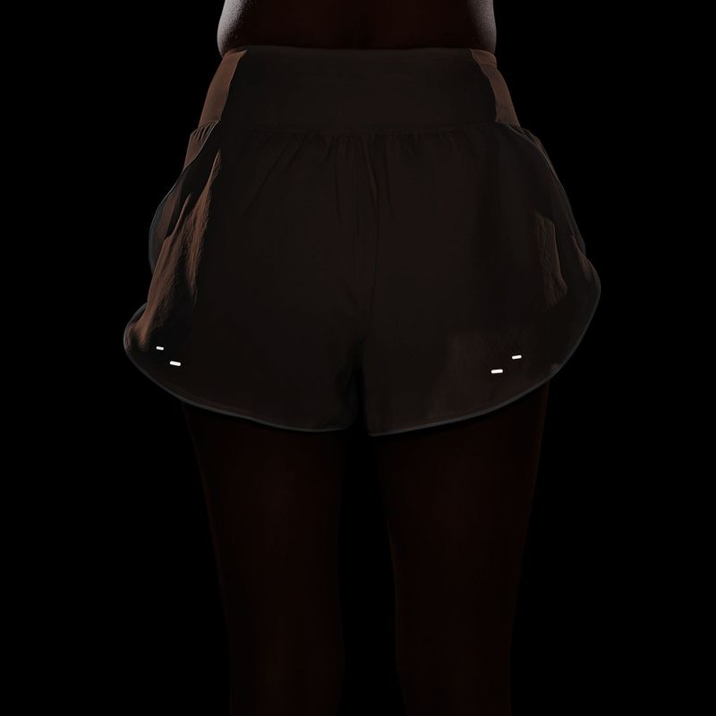 Damen-Laufshorts Nike Tempo Swoosh Dri-Fit Mid-Rise Brief-Lined orange pulse/white 7