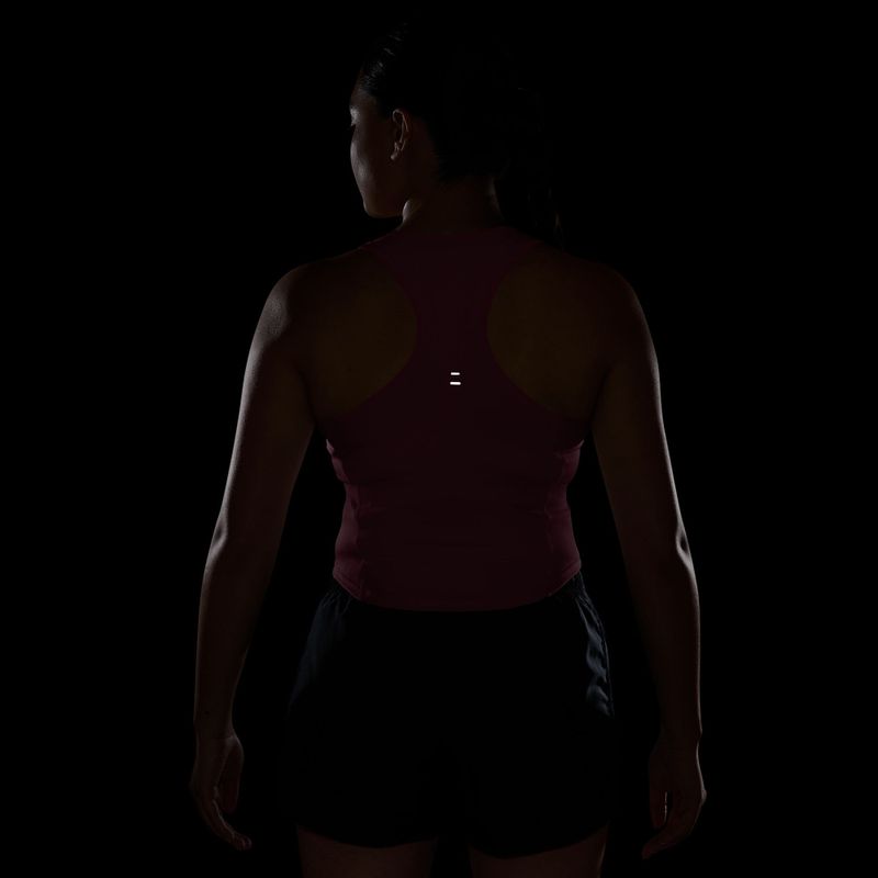 Damen-Laufshirt Nike Swoosh Run Dri-Fit peony/photon dust/white 6