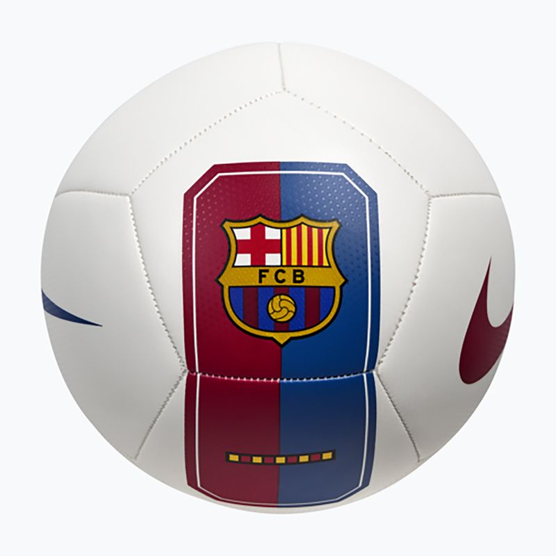 Fußball Nike Pitch FC Barcelona white/cardinal red size 5 2