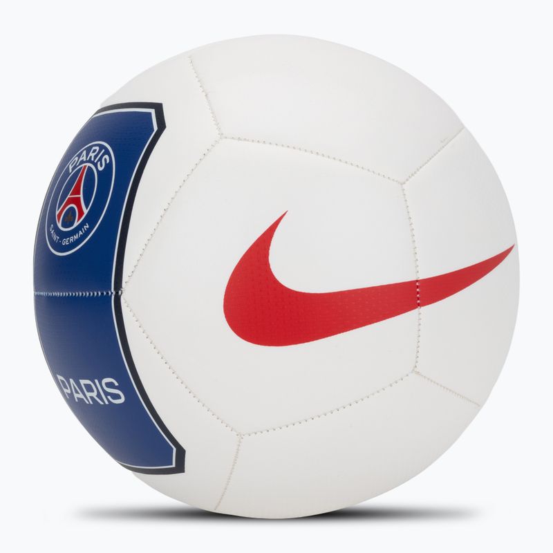 Fußball Nike Pitch Paris-Saint Germain white/old royal size 5 2