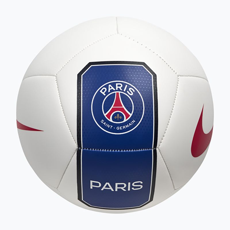 Fußball Nike Pitch Paris-Saint Germain white/old royal size 5 2