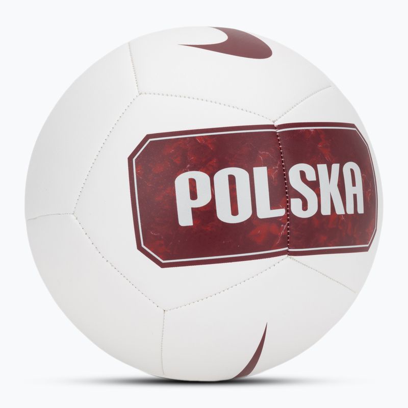 Fußball Nike Pitch Poland white size 5 2