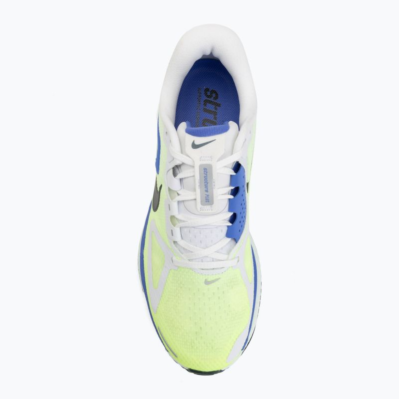 Herren-Laufschuhe Nike Structure Plus white/volt ice/barely green/black spruce 5