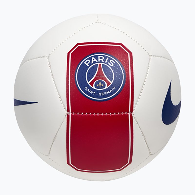 Ball für Mini-Fußball Nike Skills Paris-Saint Germain white/university red size 1 2