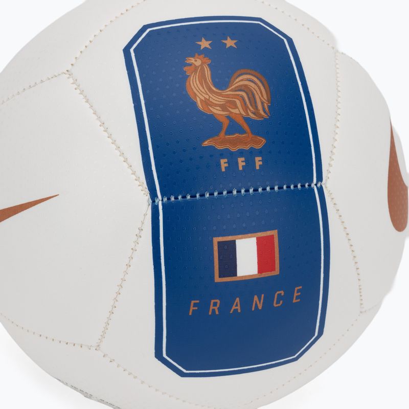 Ball für Mini-Fußball Nike Skills France white size 1 3