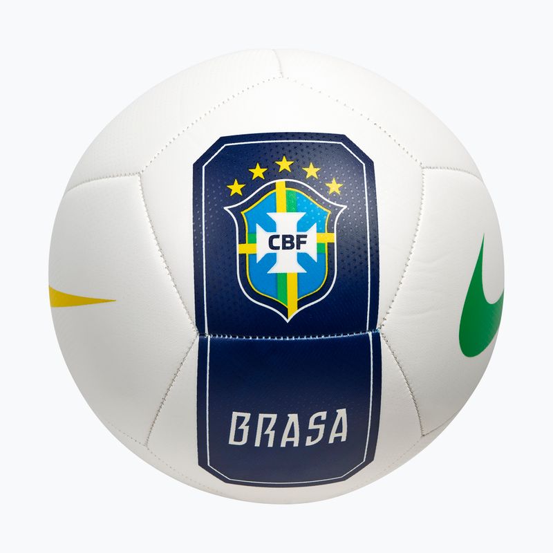 Fußball Nike Pitch Brazil white size 5 2