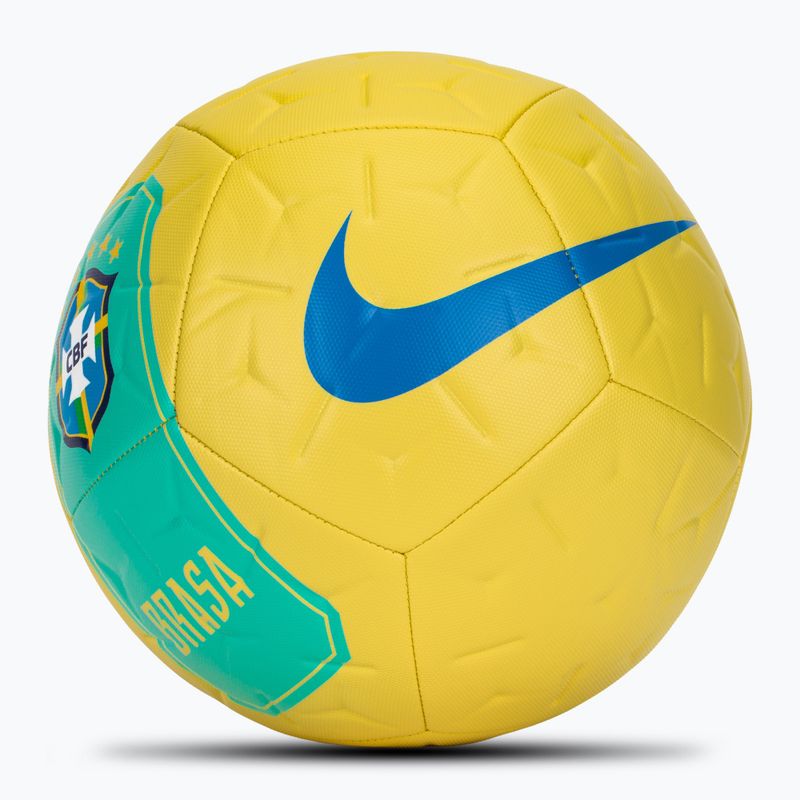 Fußball Nike Academy Brazil canary/light mint size 5 2