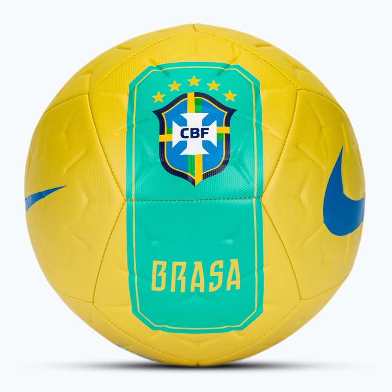 Fußball Nike Academy Brazil canary/light mint size 5 3
