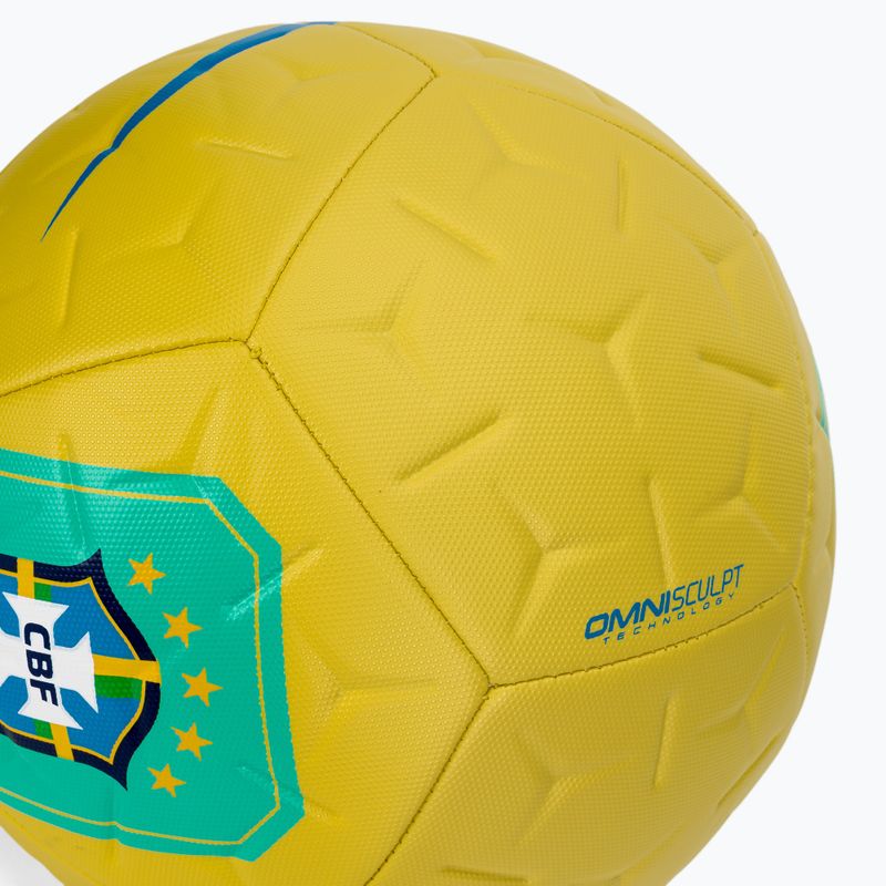 Fußball Nike Academy Brazil canary/light mint size 5 4