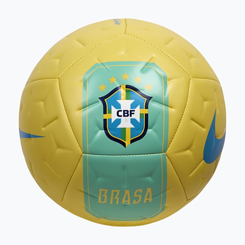 Fußball Nike Academy Brazil canary/light mint size 5 2