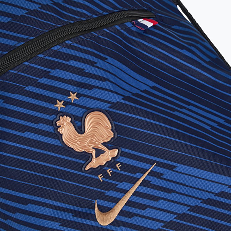 Sack Nike Academy France AOP 18 l blackened blue/game royal 4