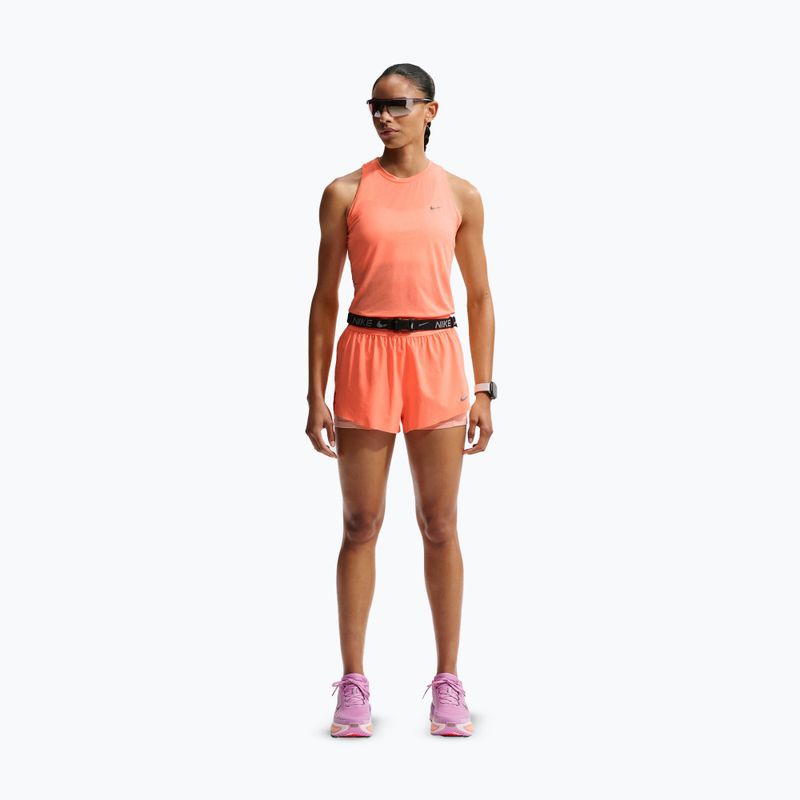 Damen-Laufshorts Nike Swift Mid-Rise 2in1 orange pulse 2