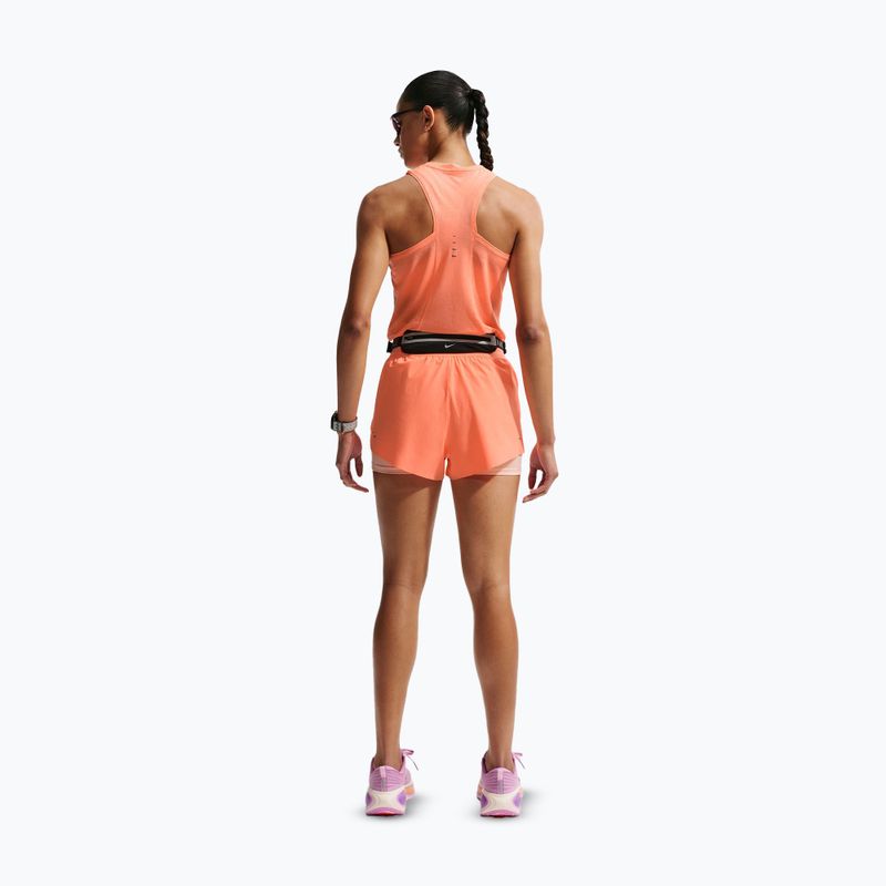 Damen-Laufshorts Nike Swift Mid-Rise 2in1 orange pulse 3