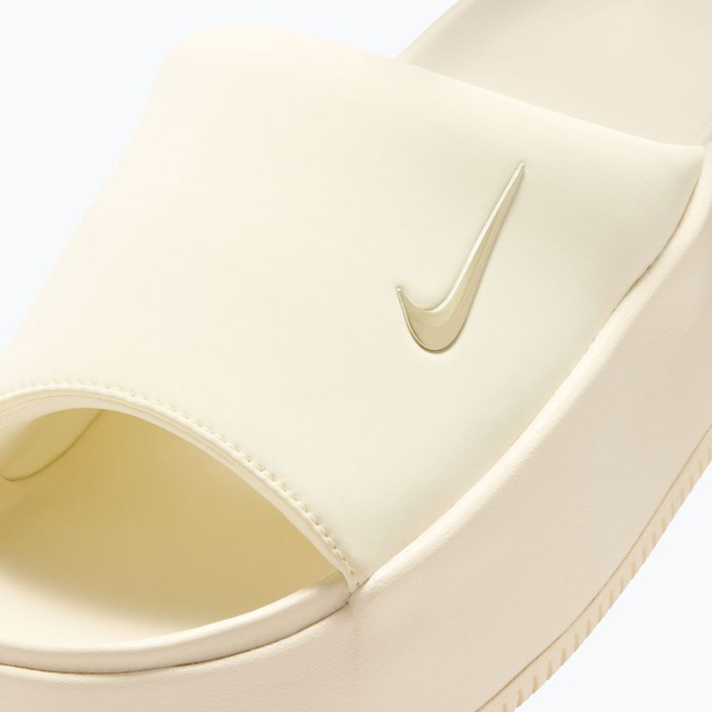 Damen-Pantoletten Nike Calm Elevation coconut milk 5