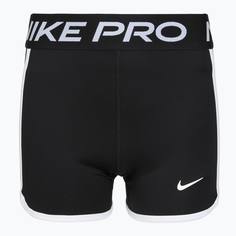 Kindershorts Nike Pro Dri-Fit 3" black/white 5