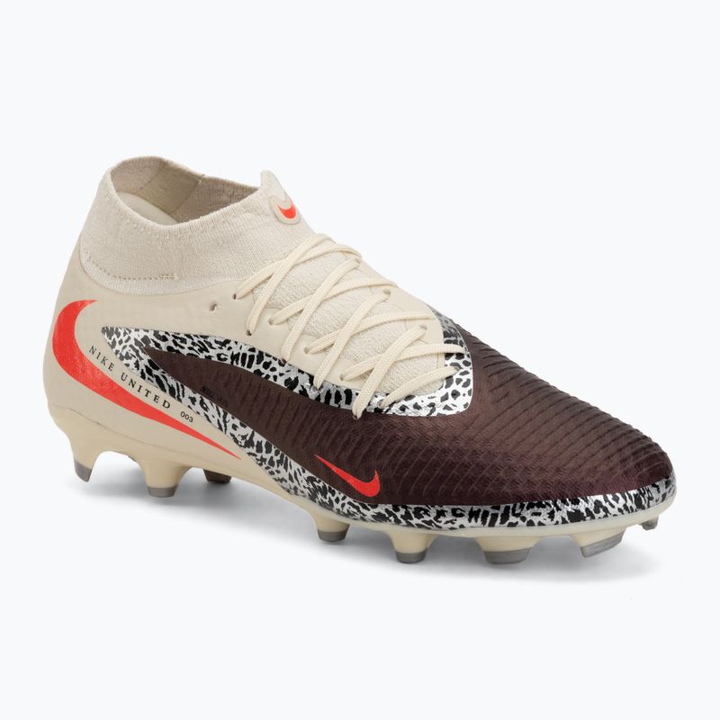 Herren-Fußballschuhe Nike United Phantom 6 High Academy MG burgundy crush/fossil/university red