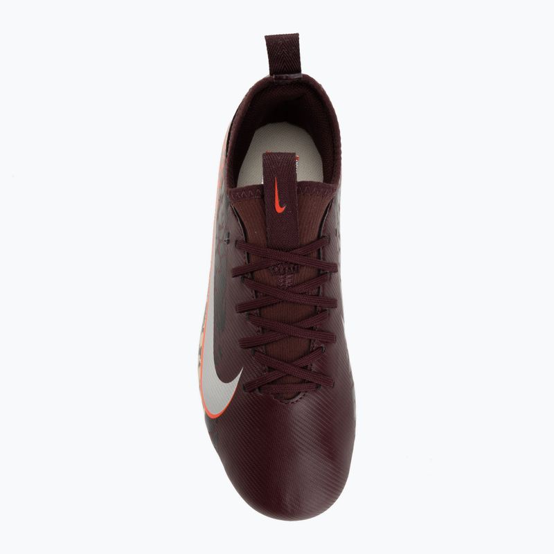 Kinder-Fußballschuhe Nike United Jr. Mercurial Vapor 16 Academy MG burgundy crush/metallic silver 5