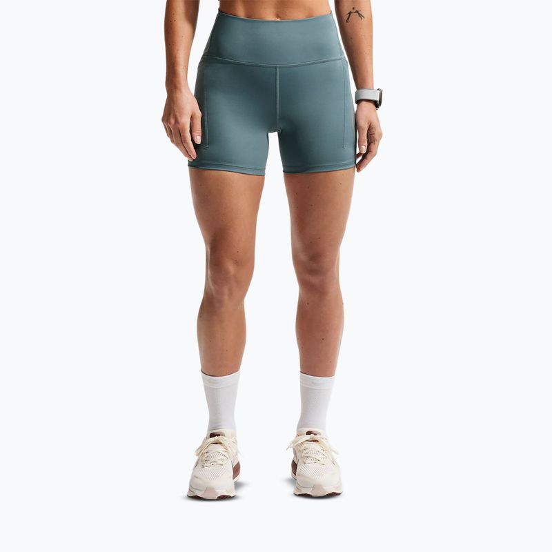 Damenleggings Nike Swift High Waisted 4" mineral slate